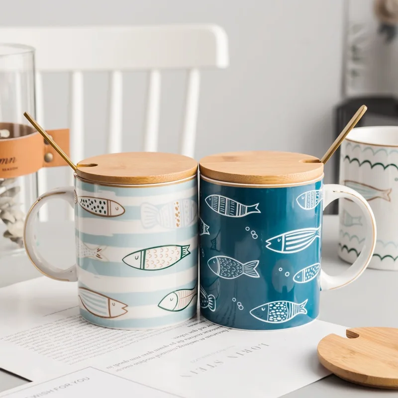 Fashion Ceramic Mugs  Travel Modern Art Creativity Mugs Coffee Cups Couple Minimalist High Quality Stranger Things Mug Cute Cup