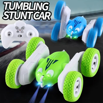 RC Car Children Toys Remote Control Car Toys for Boys Radio Control Double Sided Tumbling Stunt Car Electric Car Kids Toys Gift 1