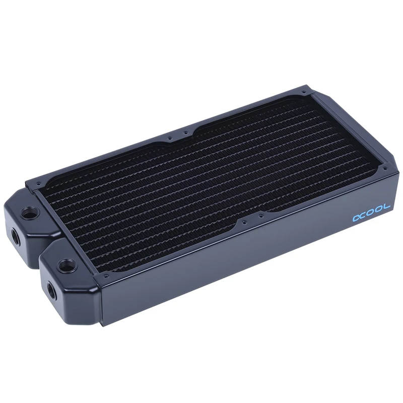 Alphacool NexXxoS XT45 полностью медный радиатор 280 мм, 324x144x45 мм, компьютерная Жидкостная петля сборка водяного охлаждения толстые радиаторы