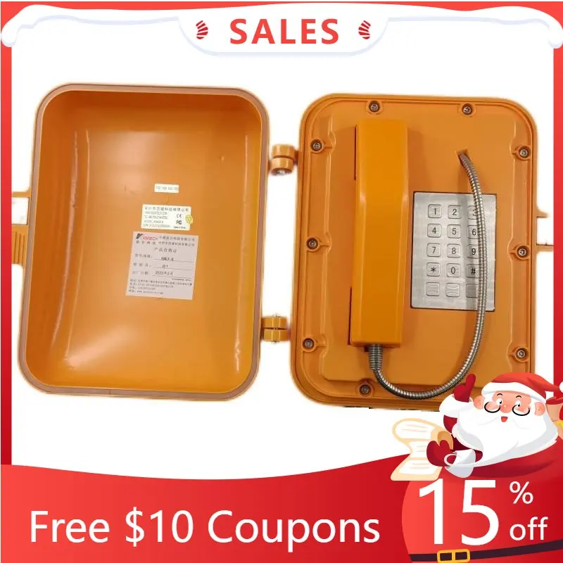 

Dual Way ATEX Telephone Emergency System Phone For Hazardous Dust And Gas Atmospheres Petrochemical Industry EX Telephone