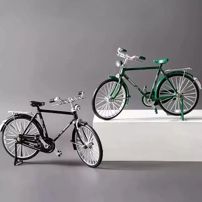 

51pcs/set DIY Retro Bicycle Model Ornament Alloy Metal Mini Bike Sliding Assembled Version Collection Gifts Toys For Children