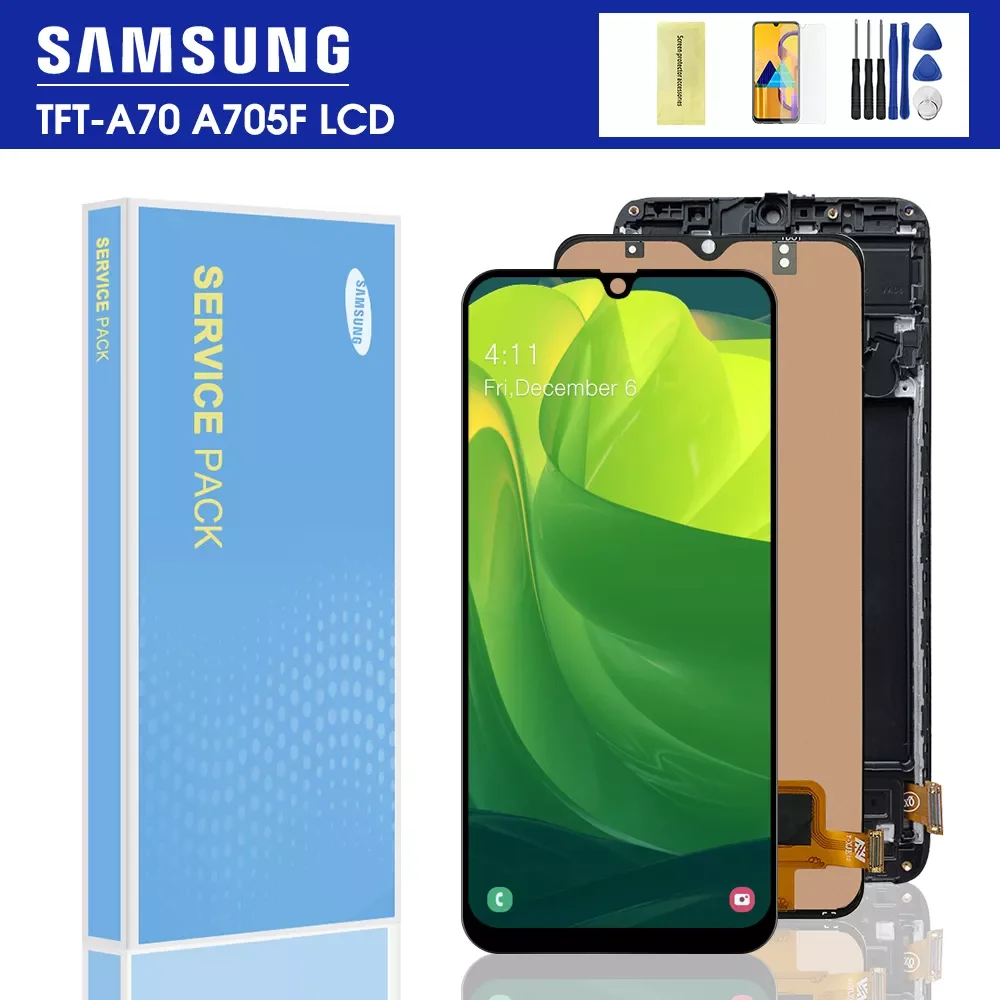 Display For Samsung Galaxy A70 2019 A705 A705F A705DS LCD Display Touch Screen Digitizer Assembly For Samsung A 70 lcd