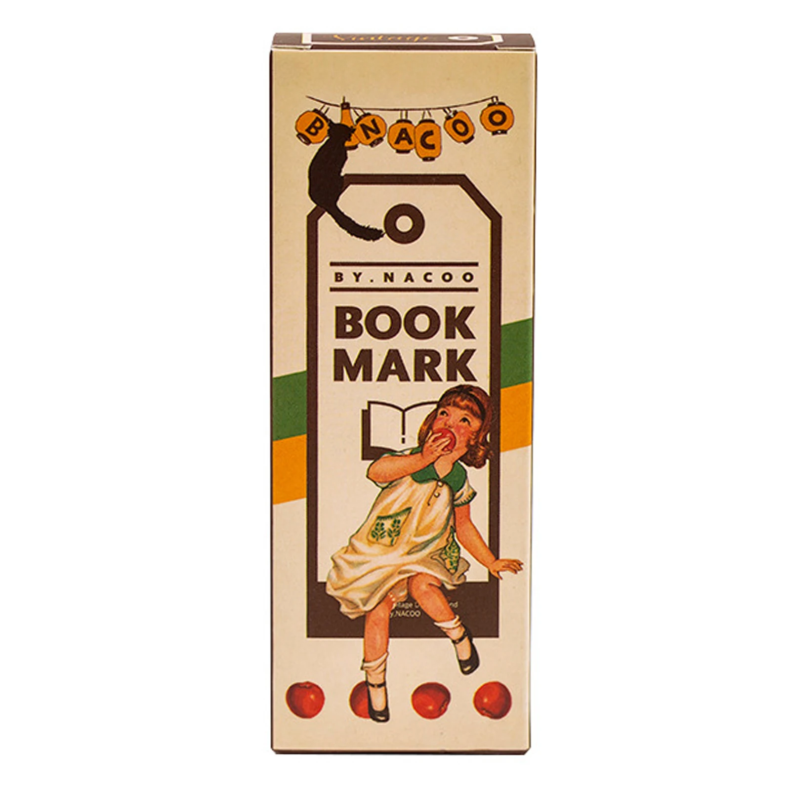 

50pcs Note Starry Sky Books Gift Fruit Printed For Students Reading Stationery Tab Office School Smooth Universal Retro Bookmark