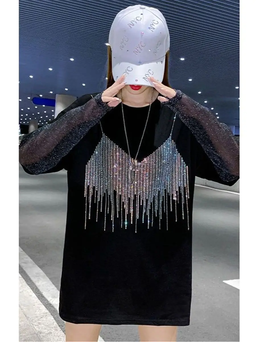 Крутая женская уличная одежда свободная летняя хлопковая Футболка в стиле хоп