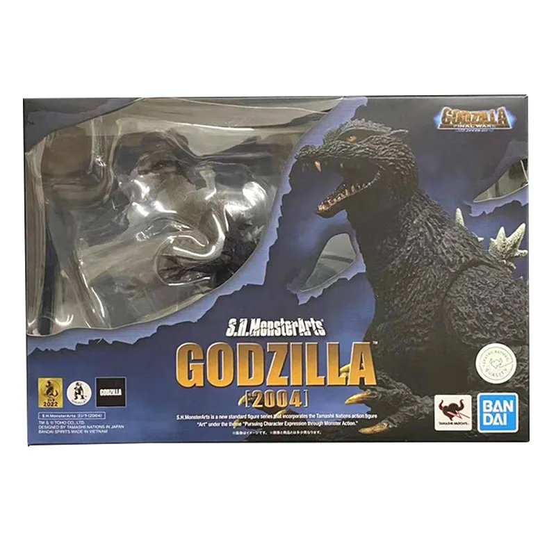 

Bandai Anime Figures Godzilla Monster King Ultimate Battles 2004Genuine Kawaii Doll Anime Figure Action Toys Model