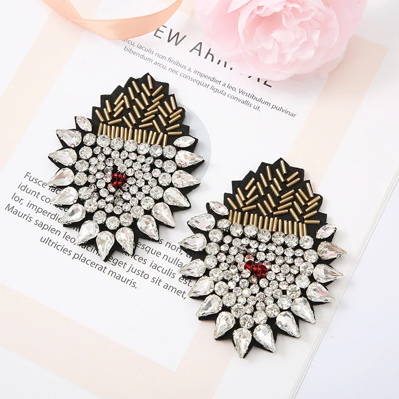 

20 шт./партия, нашивки со стразами для аппликации