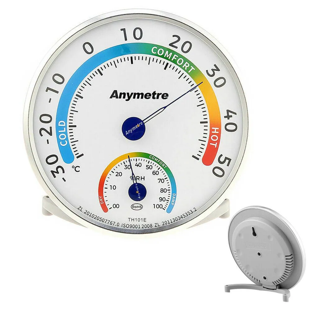 

Temp Thermo Hygrometer Thermo Hygrometer Analog Climate Hermometer Home Thermometer Humidity Hygrometer Mini Outside