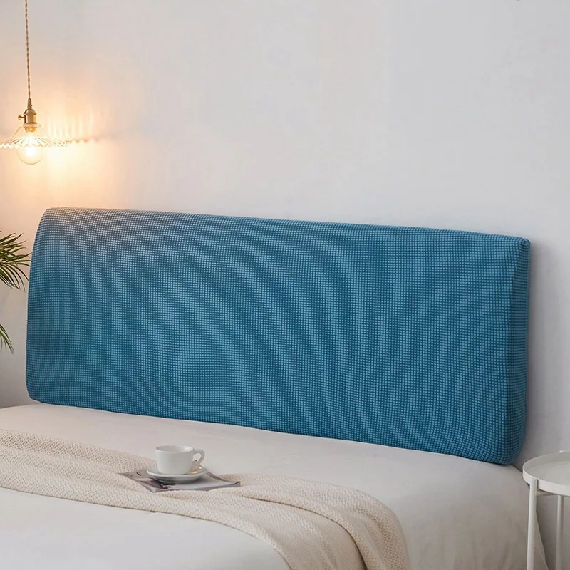 All-inclusive Headboard Cover Elastic Bed Head Solid Color Bedhead Dustproof Back Protection Home Decor | Дом и сад