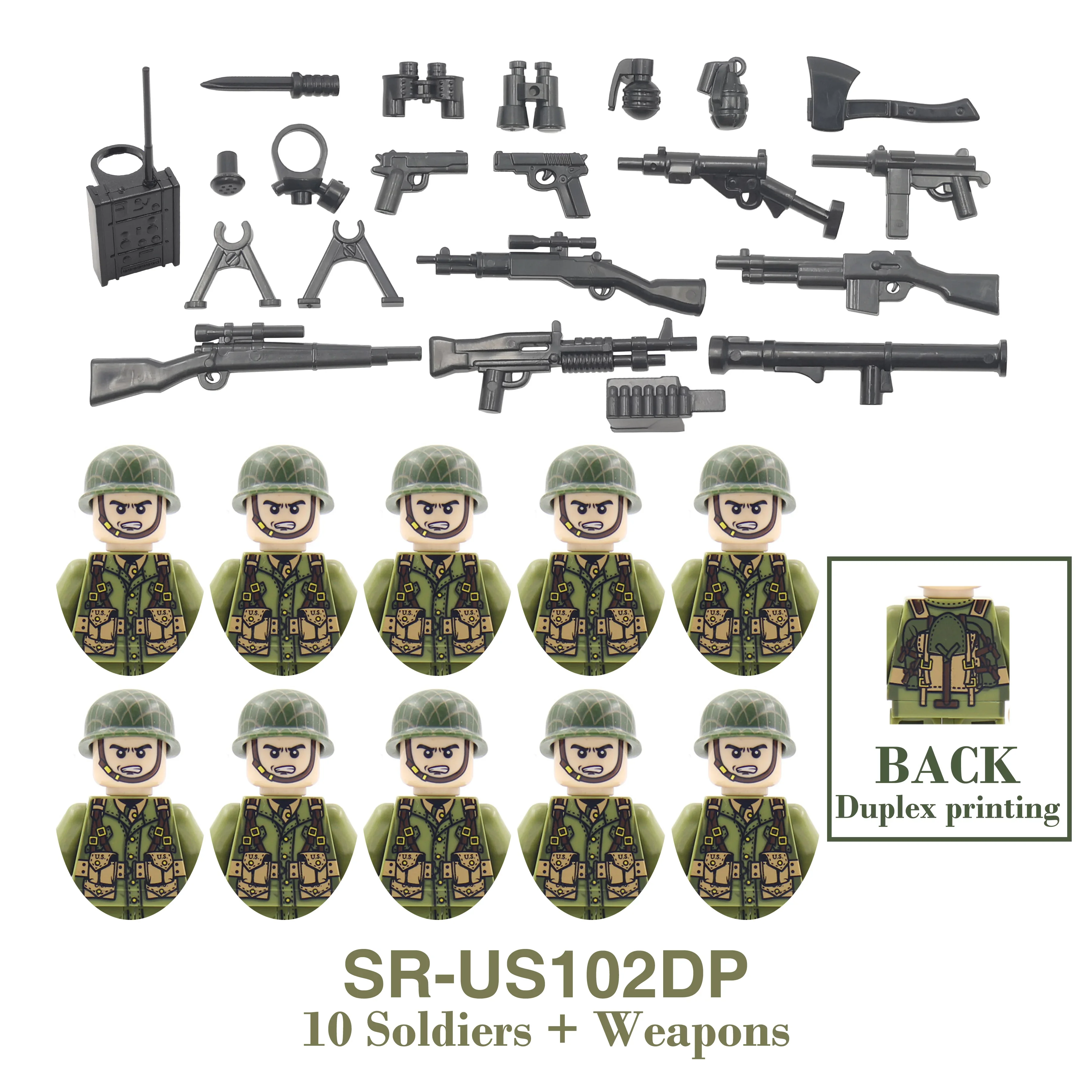 DIY WW2 пехота медицинский труп солдат мотоцикл Советская армия США военный