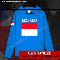 principality of monaco mco mc flag %e2%80%8bhoodie free custom jersey fans diy name number logo hoodies men loose casual sweatshirt