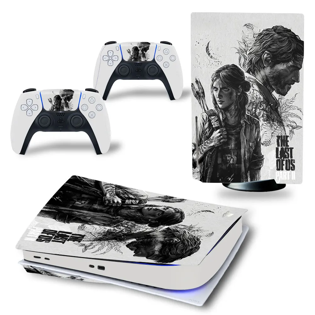 

The Last of Us PS5 Disk Digital Edition Skin Sticker Decal Cover for PlayStation 5 Console and 2 Controllers PS5 Skin Vinyl