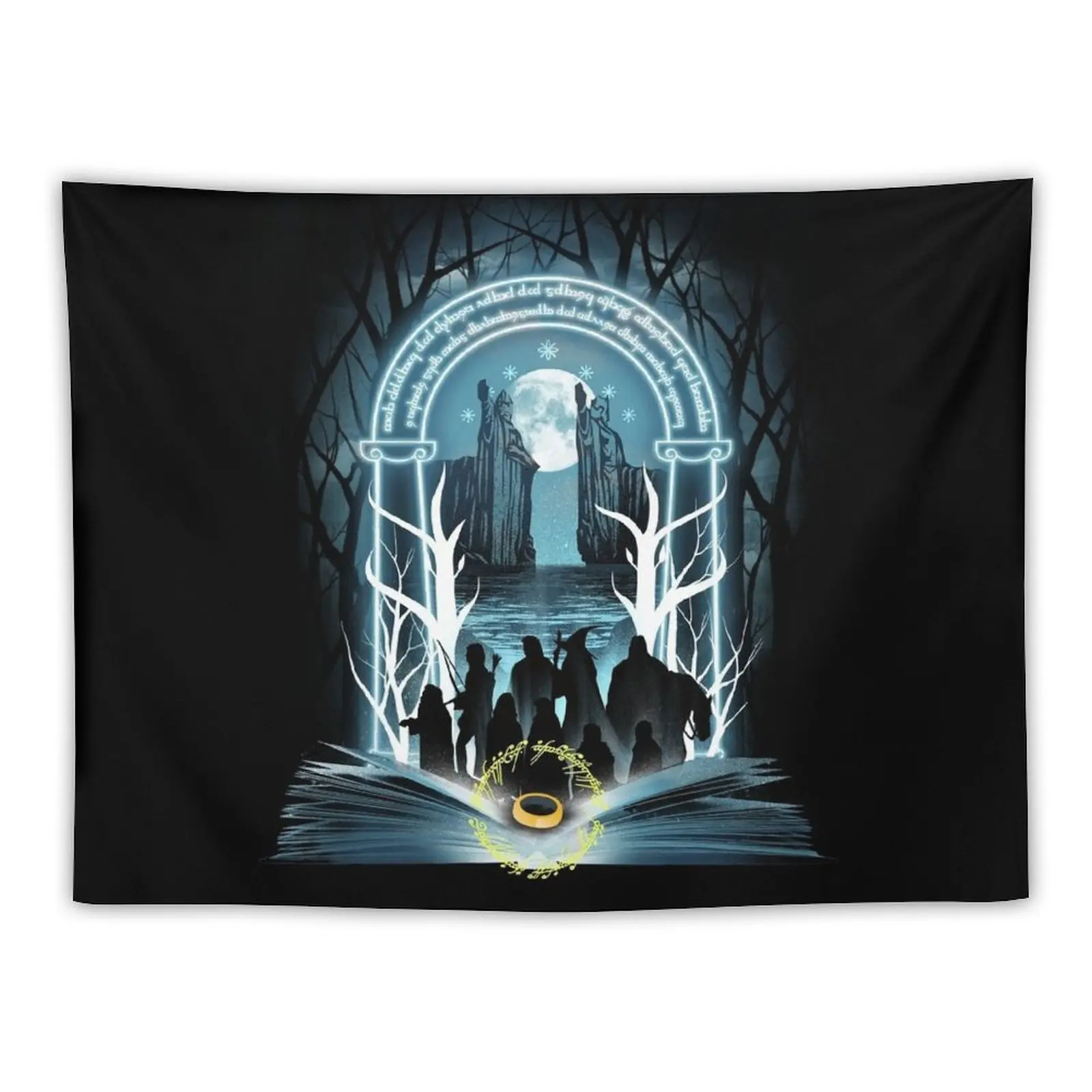 Новый гобелен в виде книги общения украшение для спальни декор комнаты дома