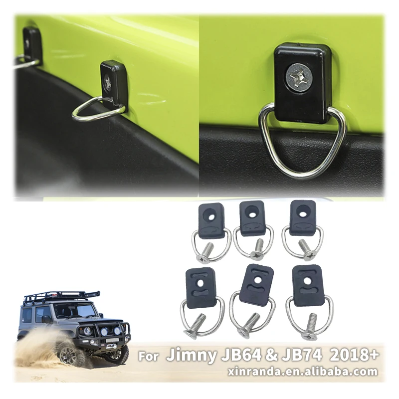 

Винт с круглым отверстием для Suzuki Jimny JB64 JB74 2018-2020 из нержавеющей стали, аксессуары для отделки интерьера автомобиля