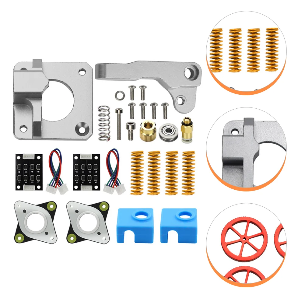 

1 Set Durable 3D Printer Parts Aluminum Alloy Block Professional Extruder Kit