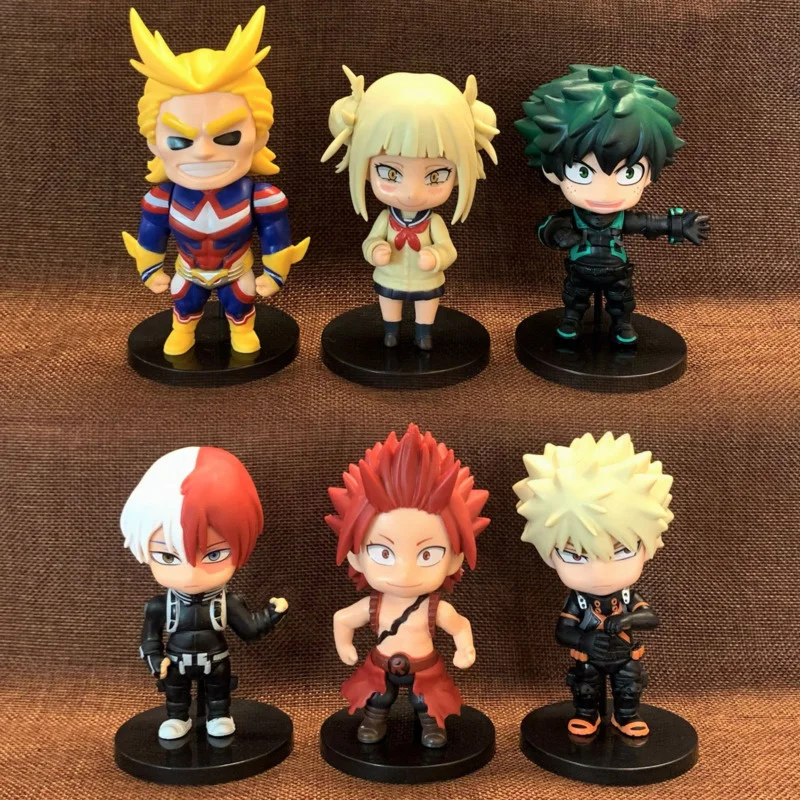 

6/9 шт./набор, коллекционные фигурки «Моя геройская Академия»