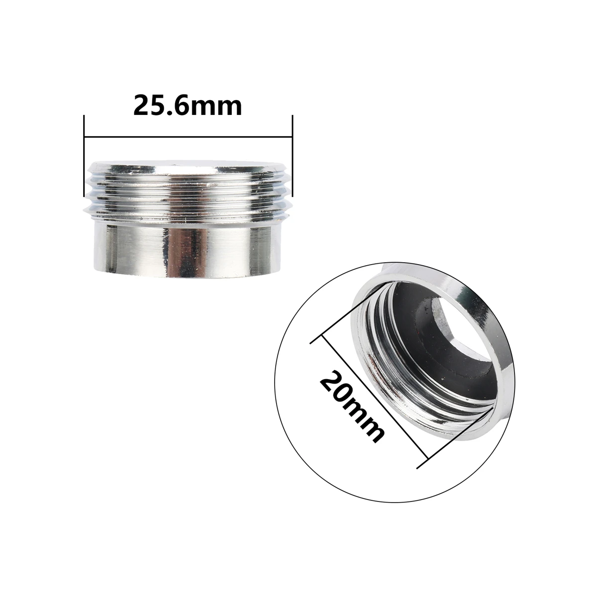 

Домашний смеситель, медный никелированный редукционный Соединитель с резьбой 1/2 дюйма 3/4 дюйма, наружная/Внутренняя резьба, фитинг для водопроводного крана стиральной машины