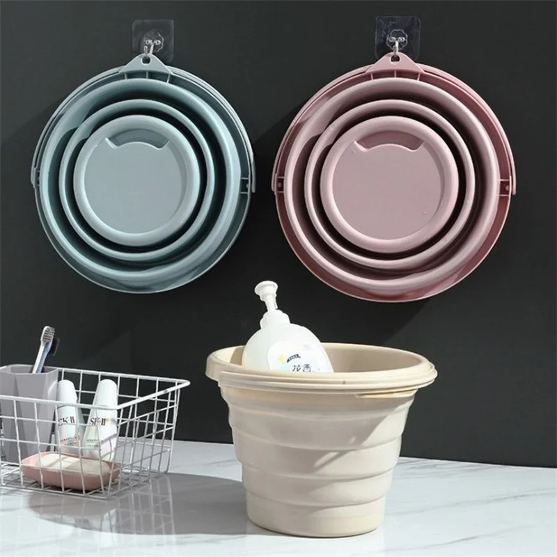 

3/5/10L Portable Foldable Bucket Outdoor Car Wash Travel Fishing Bucket Pen Wash Bucket Multifunctional Folding Bucket