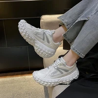 2022 new woman shoes old dad tire thick bottom sneakers women platform shoes increase shoes for women leather women shoes casual