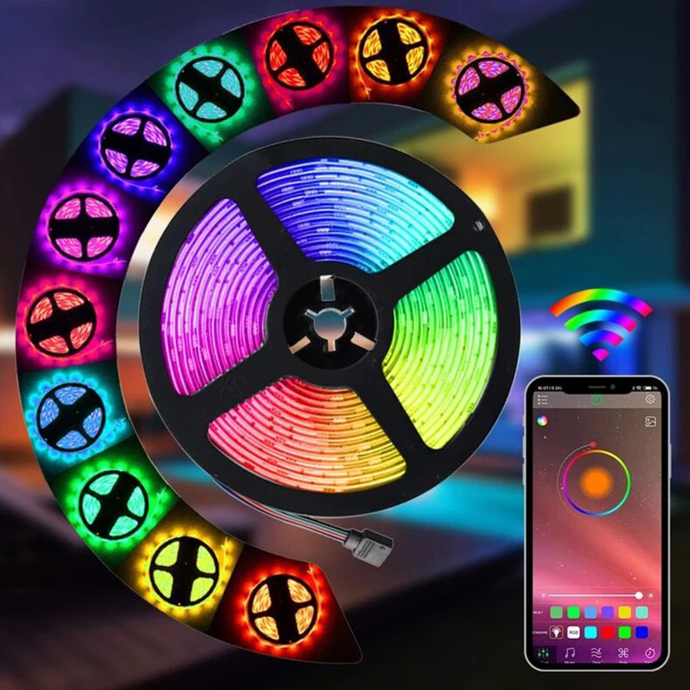 

Светодиодная водонепроницаемая лента 2022, 2 м, 5050 RGB