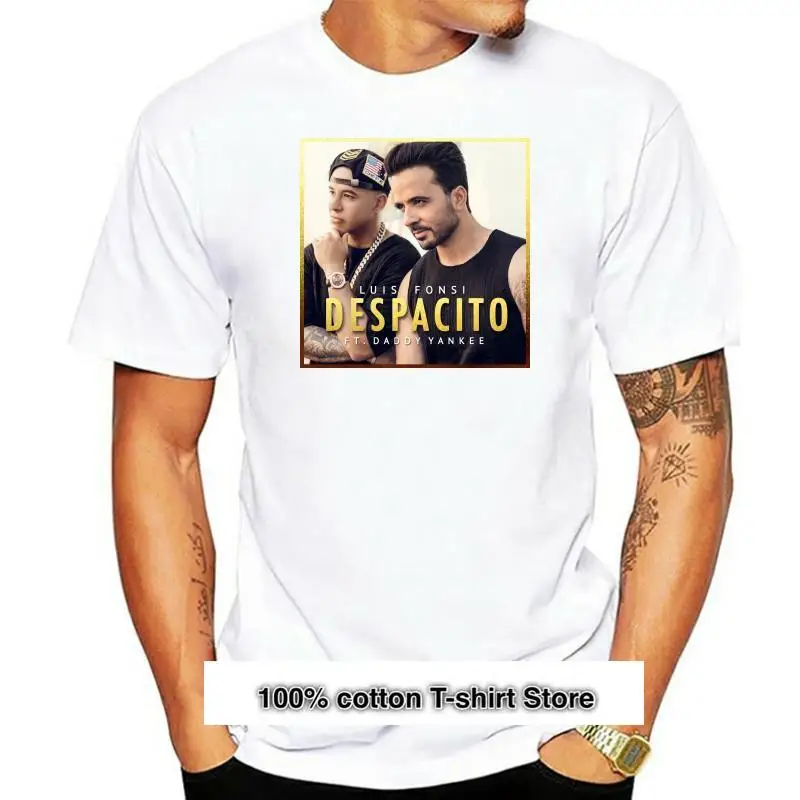 

Camiseta negra del cantante de Пуэрто-Рико Yankee, camiseta de Louis Fonsi Despacito DAD, подарок на день рождения