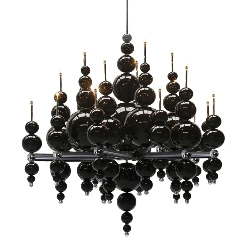 Современные светодиодные сферические потолочные люстры роскошная вилла