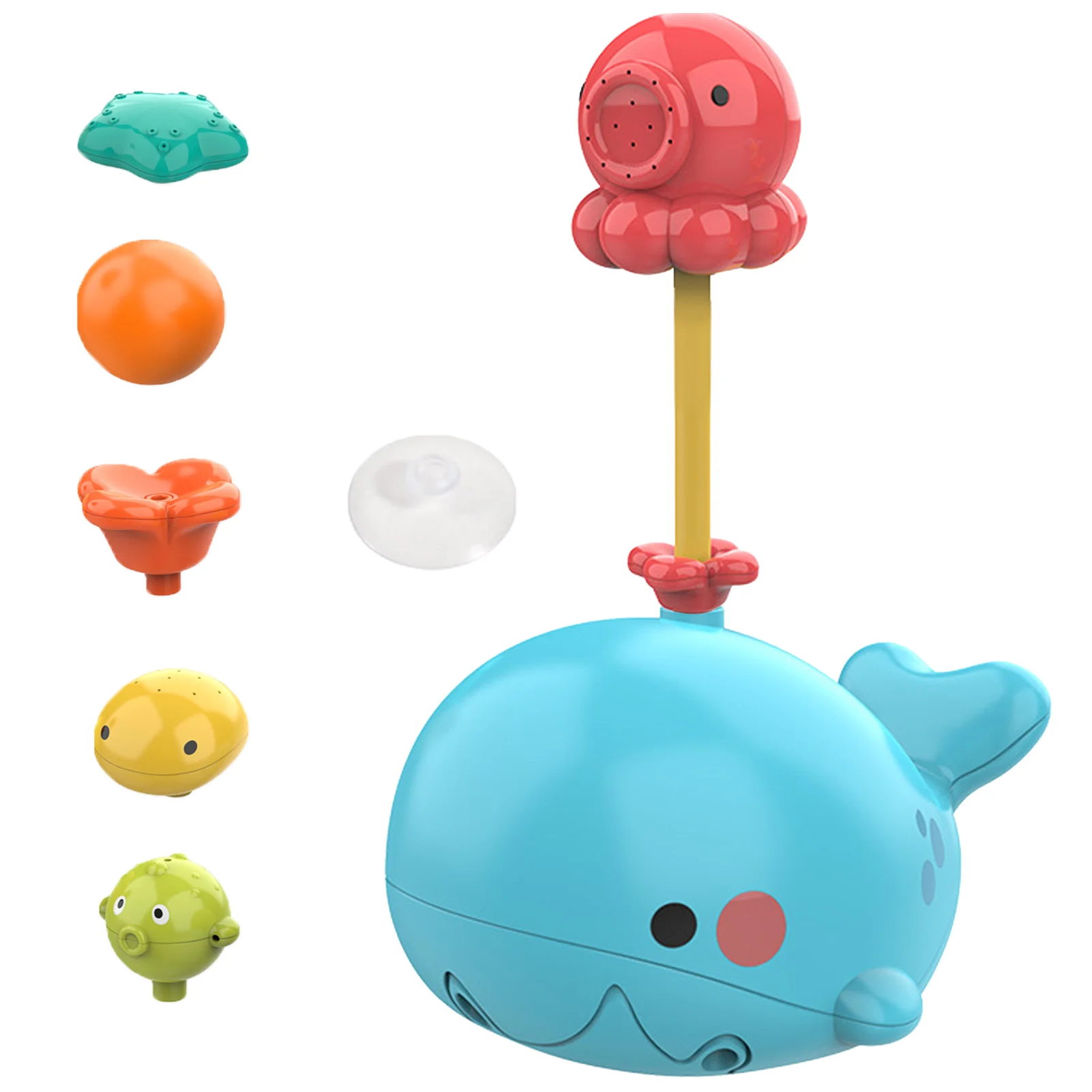 

Детская игрушка для ванны, игрушка для ванны с душевой кабиной и плавающим Китом, осьминог, Сквиртинг, игрушка для бассейна, разные модели дл...