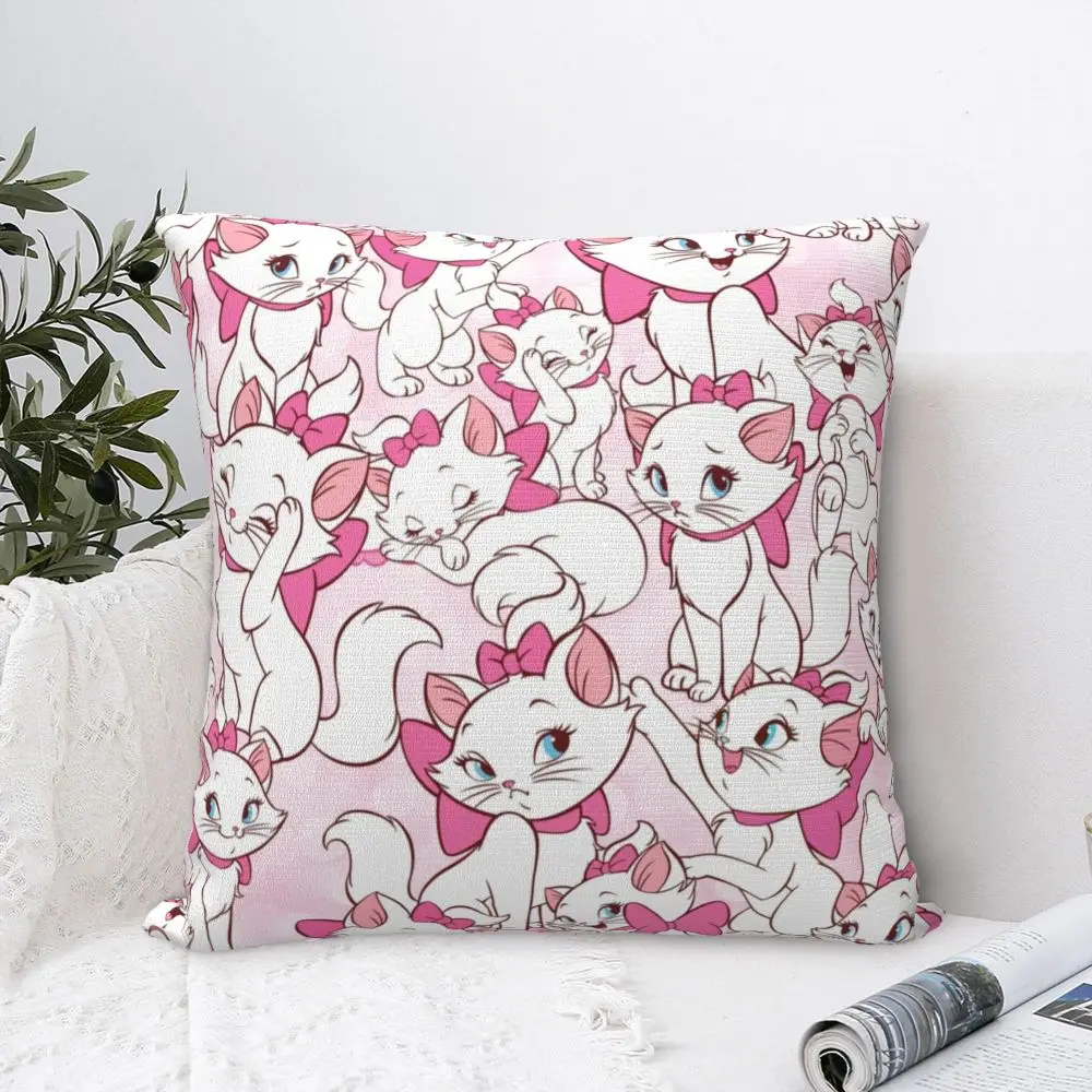 

Lady Marie Cat Kitten Luxury Pillow Cover Living Room Decoracion Salon Case Cartoon Animal Chair Cushion Cover