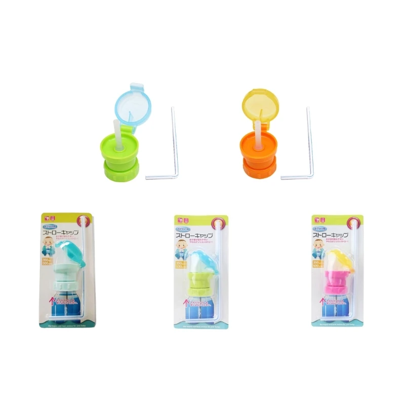 

Baby Water Bottle Cap with Straw Bottles Top Spout Adapter Replacement for Kids