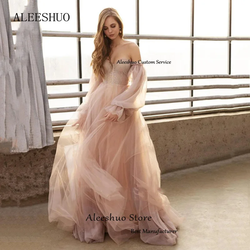 Рисунок 5 - Роскошное розовое платье Aleeshuo