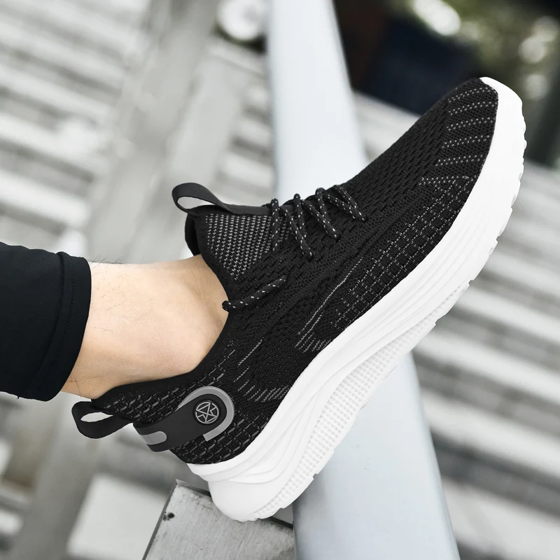 Мужские дышащие кроссовки в Корейском стиле Повседневная модная сетчатая