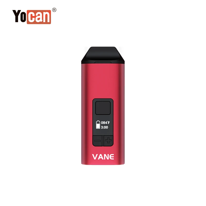 

Original Yocan Vane Kit dry herb vaporizer 1100mAh herbal box mod metal aluminium smoke accesoires Vapor pen kit