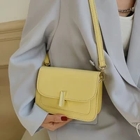 spring 2022 new shoulder bag fashion casual small square bag solid color womens bag