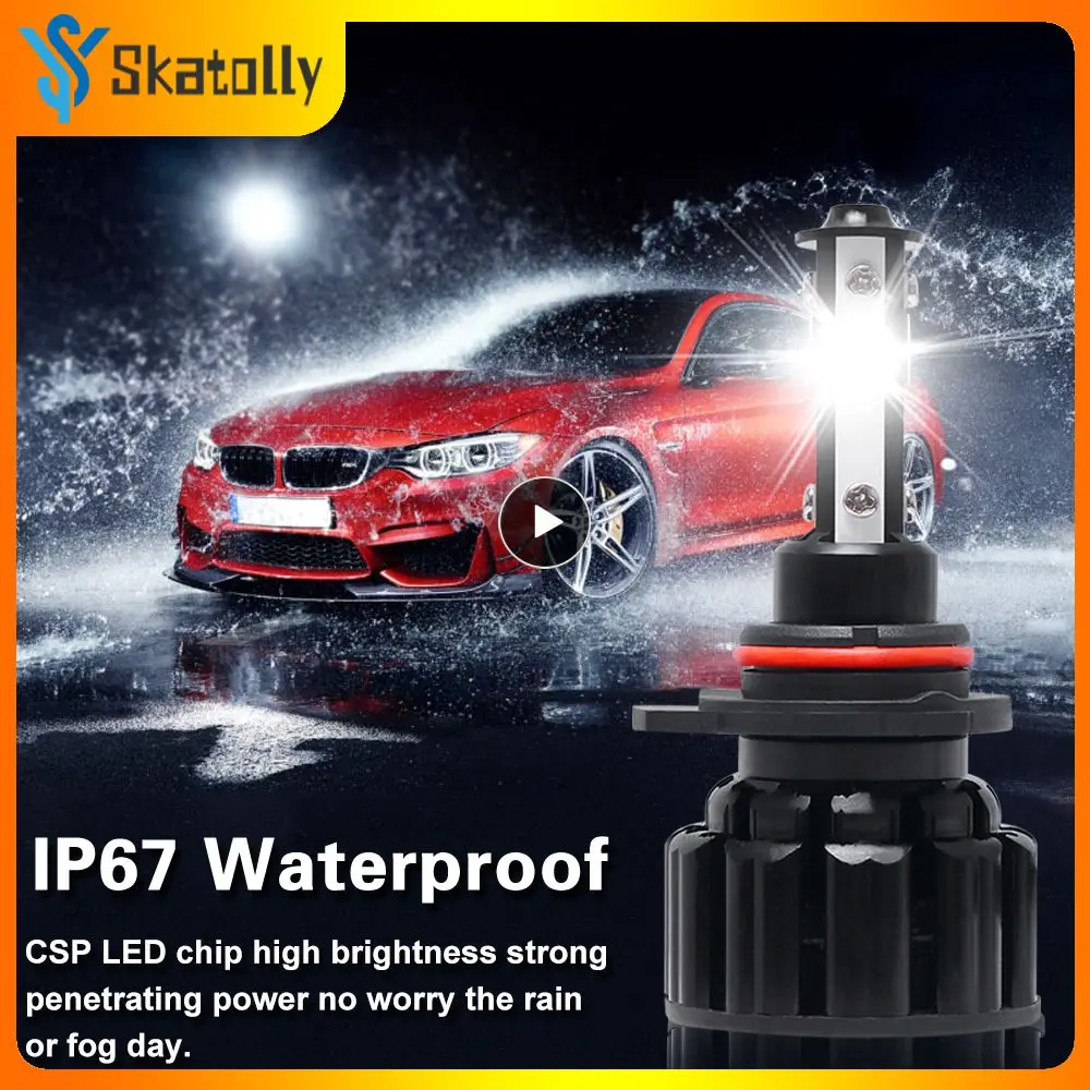 

8000lm Car Led Headlight Practical Superbright Led Light Multifunctional Waterproof Car Supplies 9012 Fog Light Universal 6500k