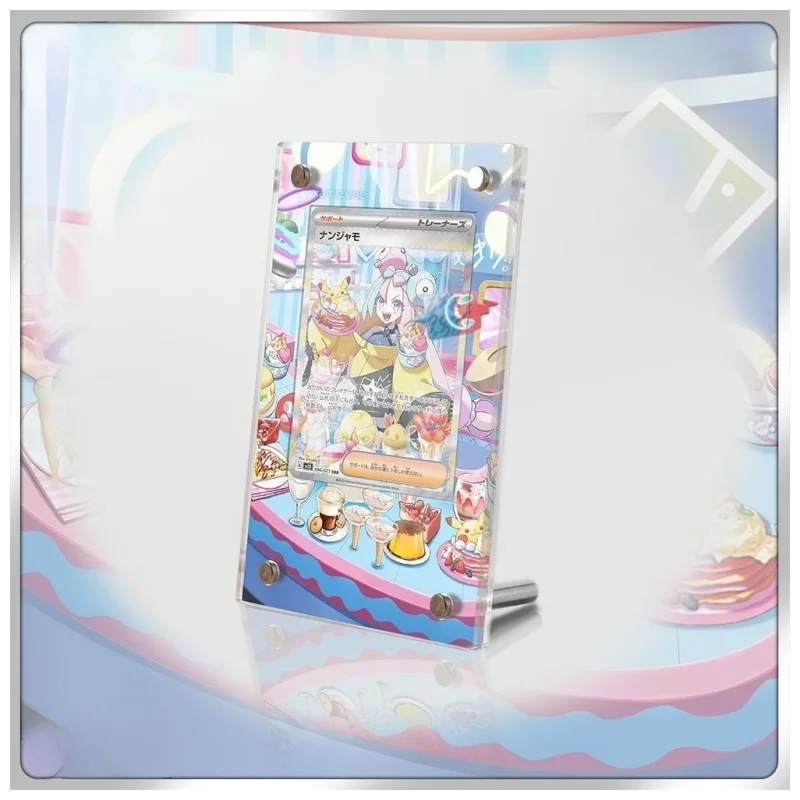 

Pokemon Self Made PTCG Extended Picture Card Brick Iono SAR NEW Styles Acrylic DIY Anime Protective Case Does No Include Card