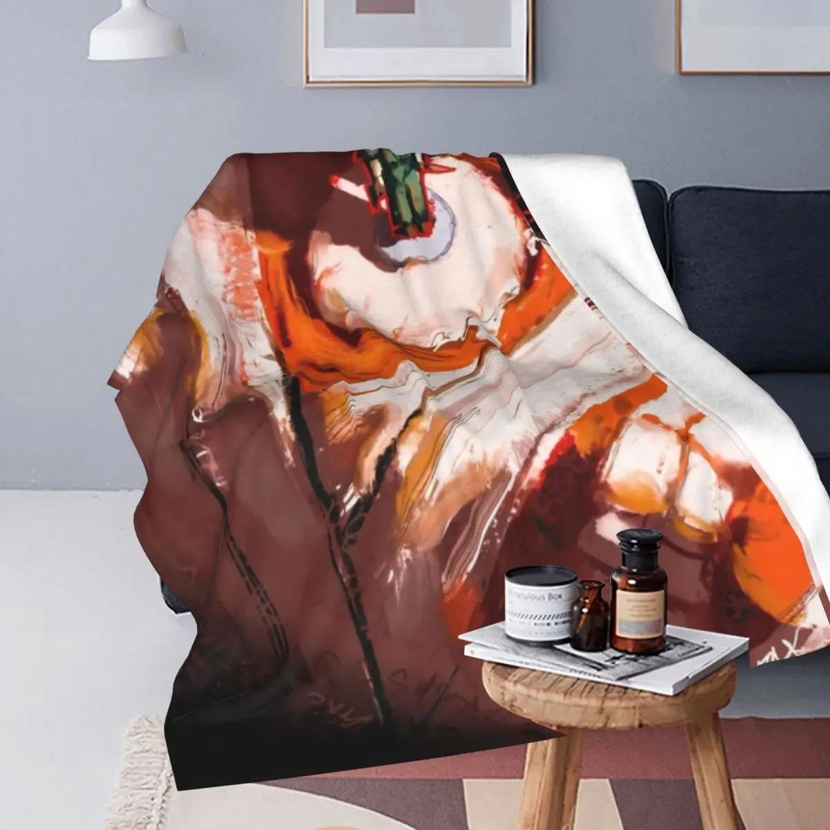 Одеяла для полоскания рта с изображением ужасов бархатное летнее портативное