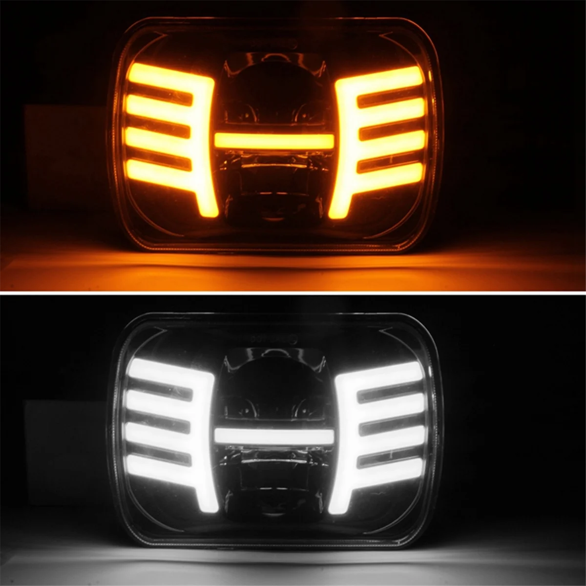 5-дюймовая светодиодная фара 7X6 с герметичным лучом лампа головного света высоким