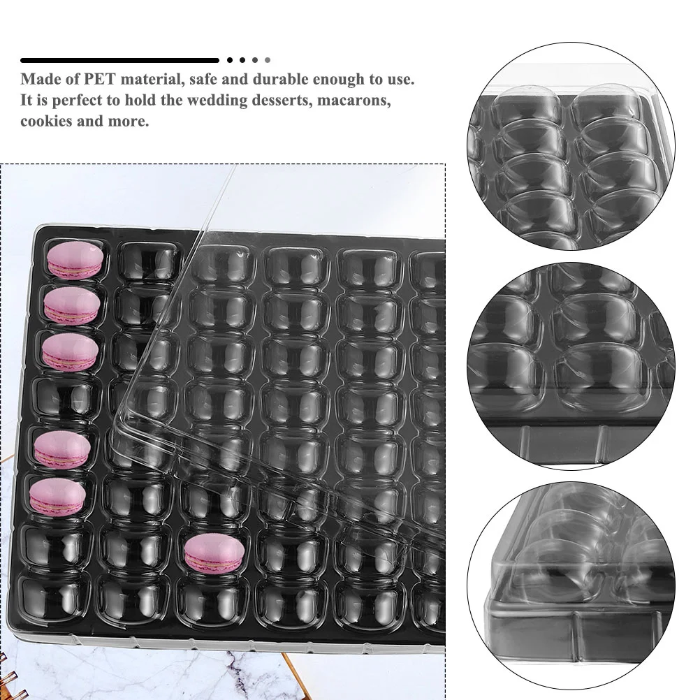 Коробки для макарон упаковка упаковки подарков зеркальный контейнер десертов