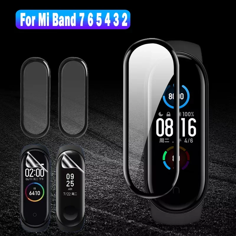 

5-1PCS Screen Protector Soft Film for Xiaomi Mi Band 7 6 5 4 3 2 TPU Protective Cover Miband 6 Miband7 Film for Mi Band 7 6 5 4