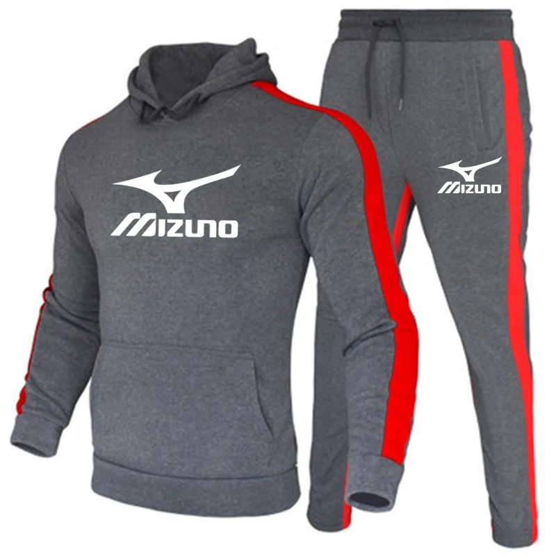

Spring and Autumn Fashion Men's Sportswear 2-Piece Sweatshirt Pure Cotton Sportswear Suit Men's/Women's Track and Field Suit