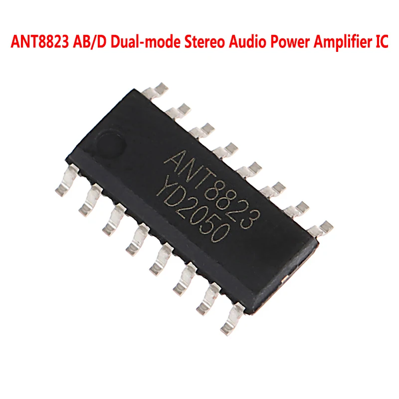 

1Pc ANT8823 AB/D Dual-mode Stereo Audio Power Amplifier IC 3.7V Built-in Synchronous Boost Chip