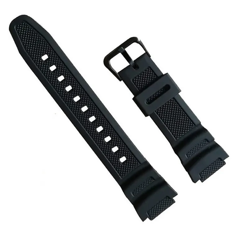 Фото Мягкий спортивный резиновый ремешок для Casio AQ-S810W S800 MRW-200 W735 752H резиновая цепочка для часов Europe 18 мм * 25 мм №4