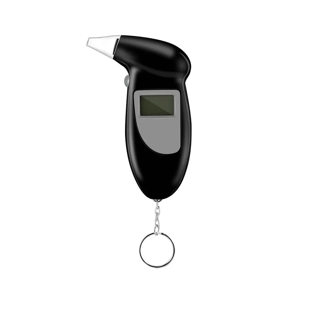 

Digital Alcohol Breath Tester Breathalyzer Analyzer Detector Test Keychain Breathalizer Breathalyser Device LCD Display