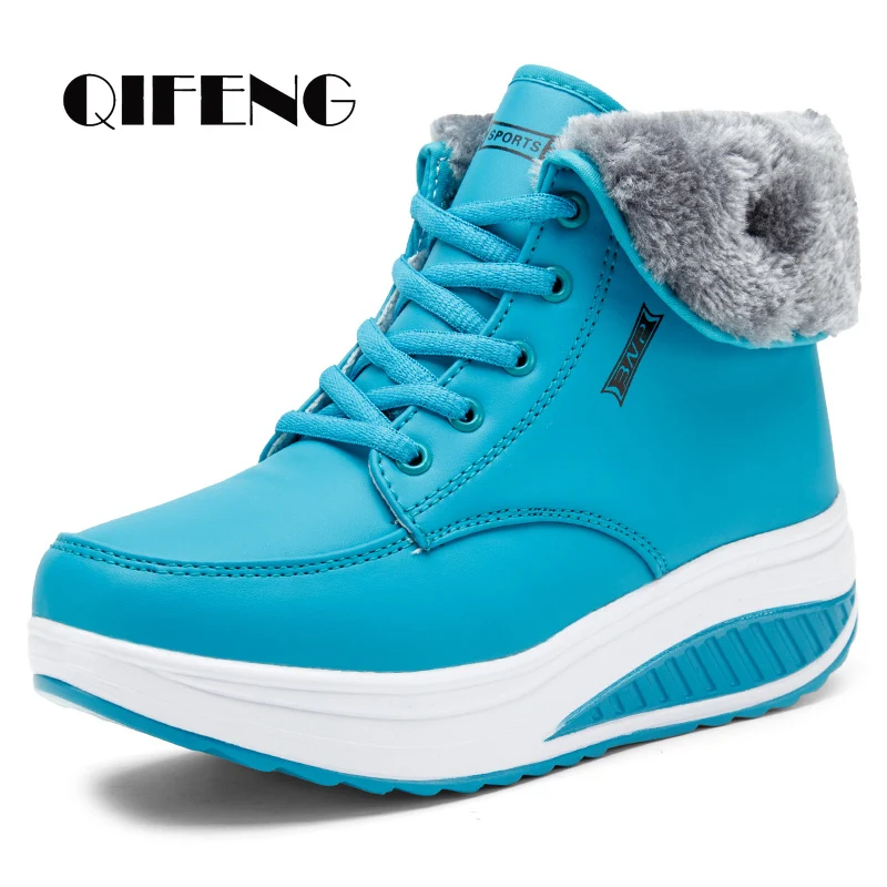 

New Warm Toning Shoes Women Winter Trendy Light Fashion Sport Footwear Soft Flexible Women Shoes Plush Sneakers Jumping Shoes