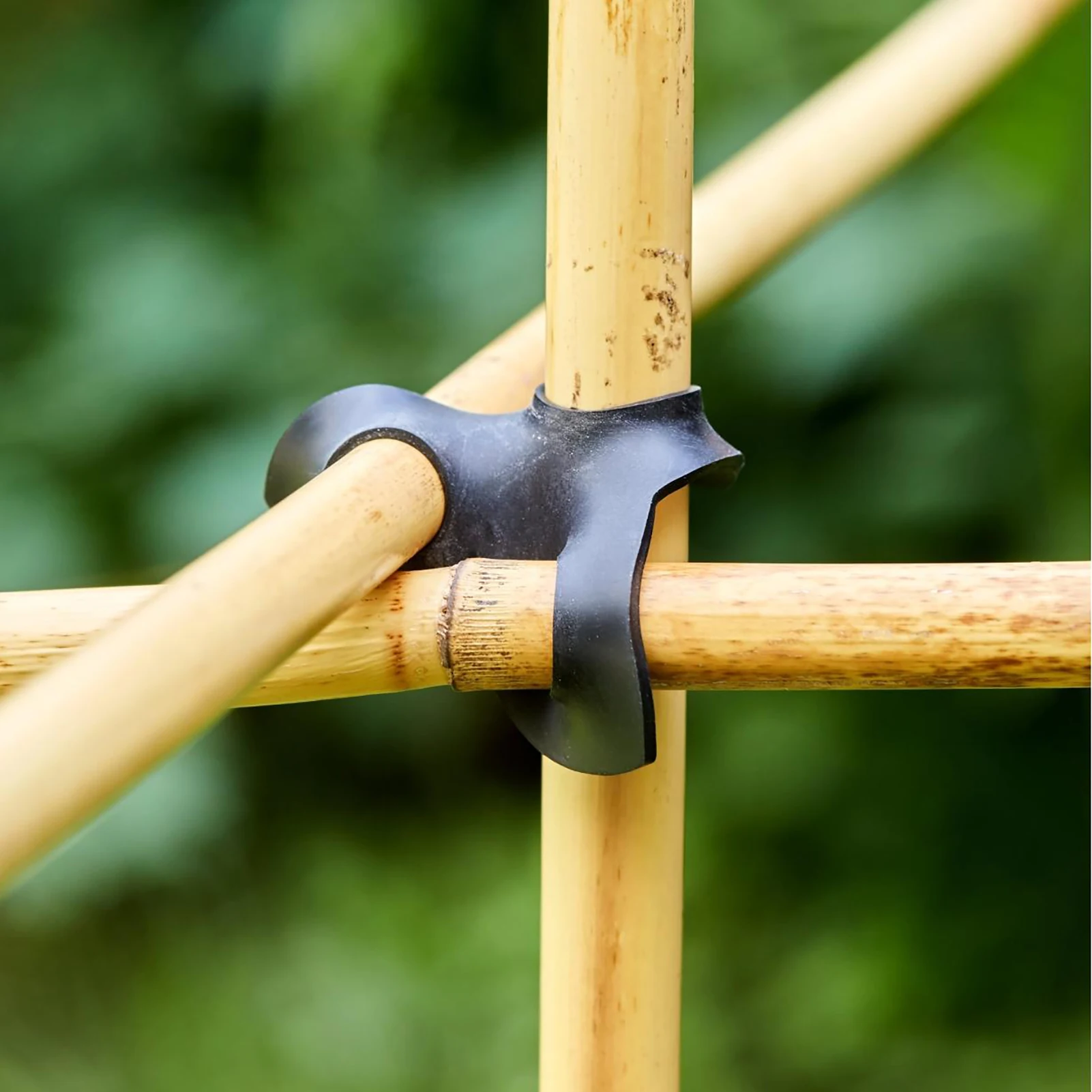 

10 Pcs Gardening Frame Connector 23mm Silicone Riveted Plant Climbing Frame Connectors Plant Stakes Fencing Pipe Joint