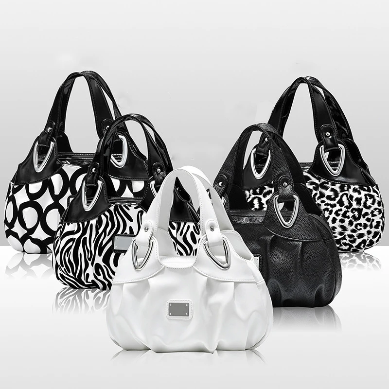 Luxury Handbags Flower Design Top-handle Ladies Handbag Women Shoulder Bags PU Leather Messenger Purse Bag Female Tote Sac Main