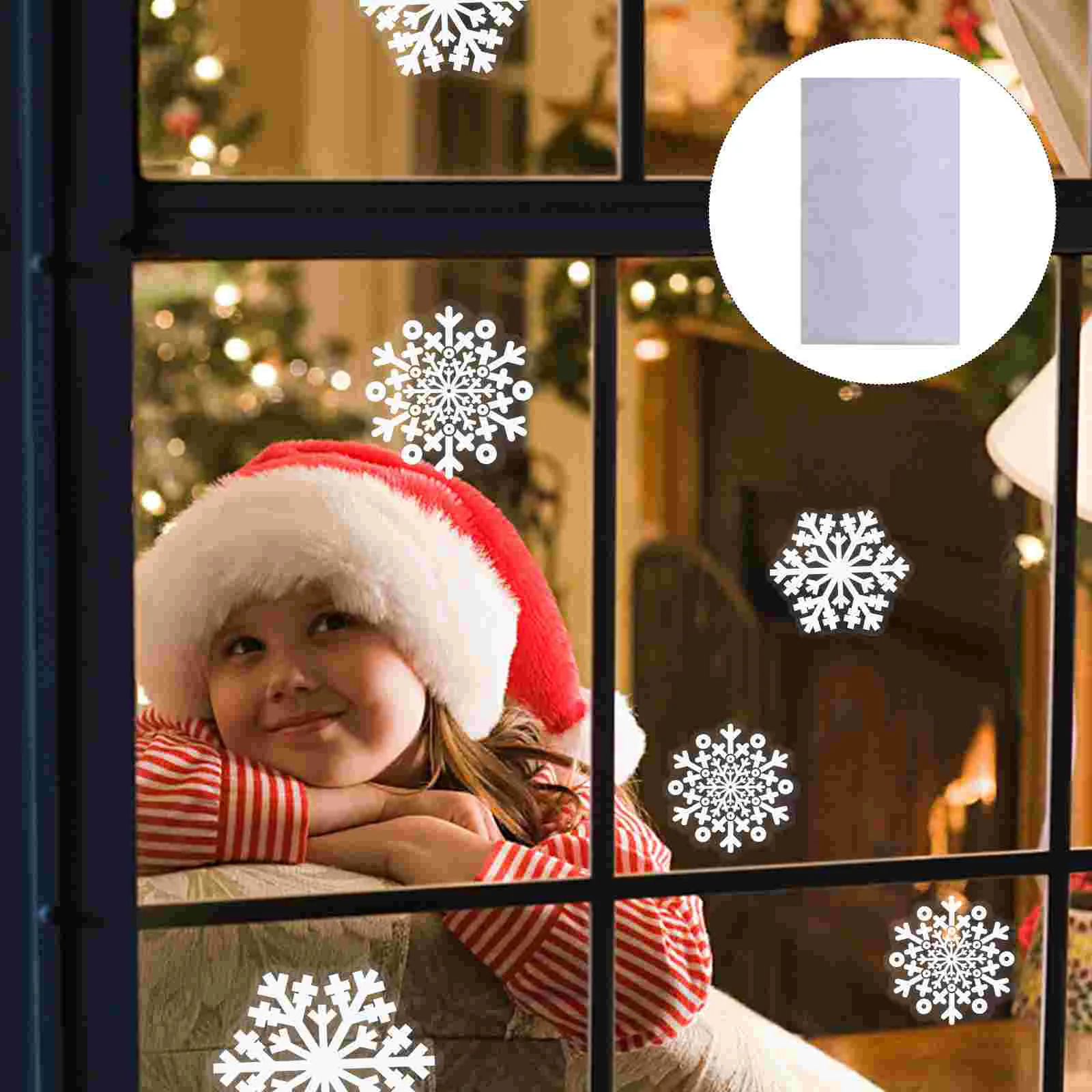 

4Pcs Christmas Stickers Practical Christmas Decals Window Stickers for Home