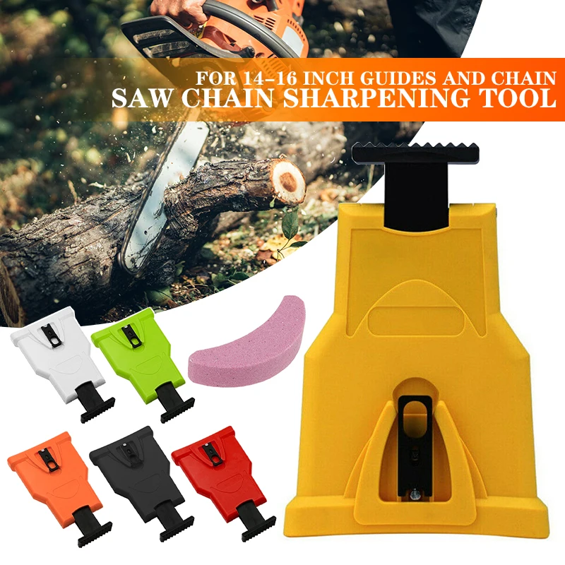 

Chain Saw Serrated Sharpening Tool Oil Stone Chainsaw Chain Stone Accessories Grinding Sanding Sharpening Knife Woodworking Tool