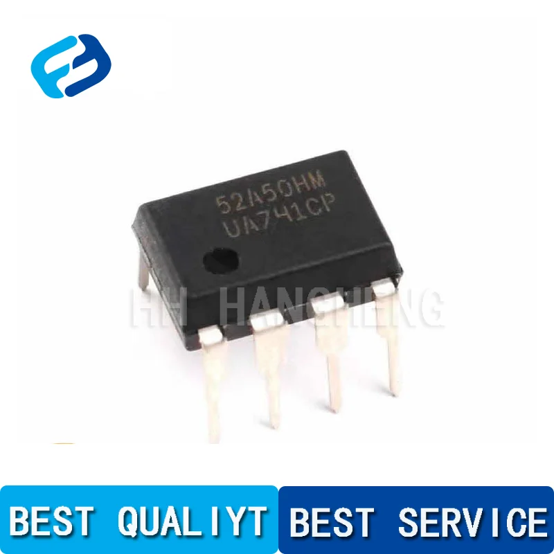 10 шт./лот DIP IC 8pin UA741CN UA741CP UA741 OP Amp LM741 741 TI Original DIP-8
