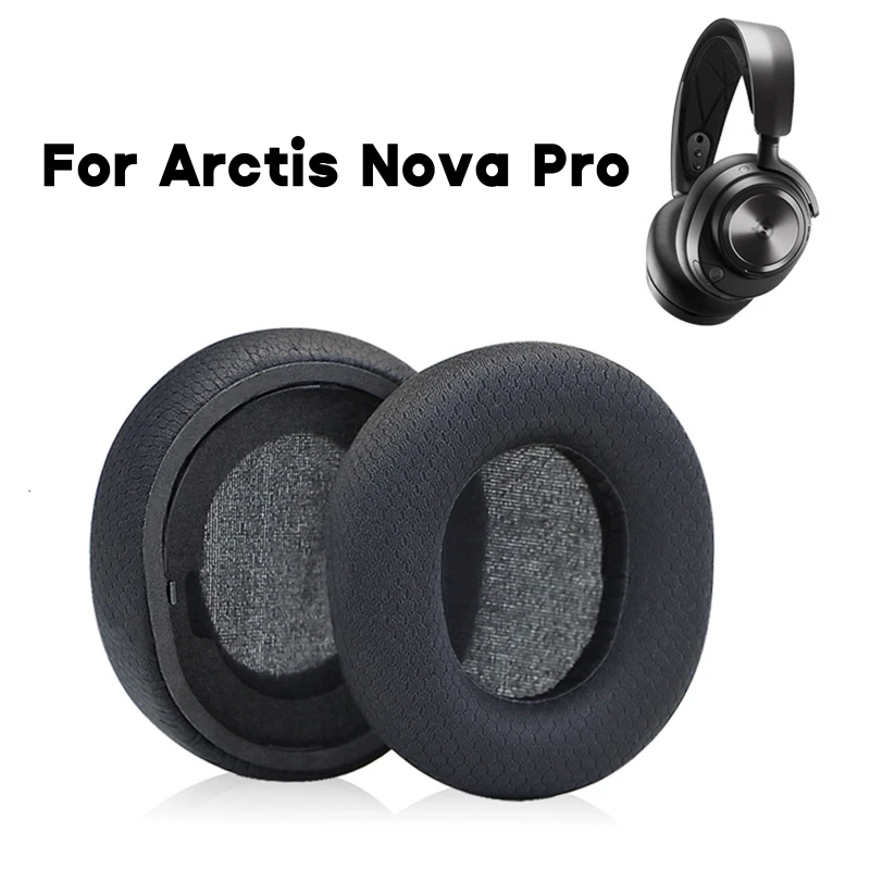 

Comfortable Ear pads for Arctis Nova Pro Headset Earpads Noise Cancelling Sleeves Comfort Cushion Ergonomics Design