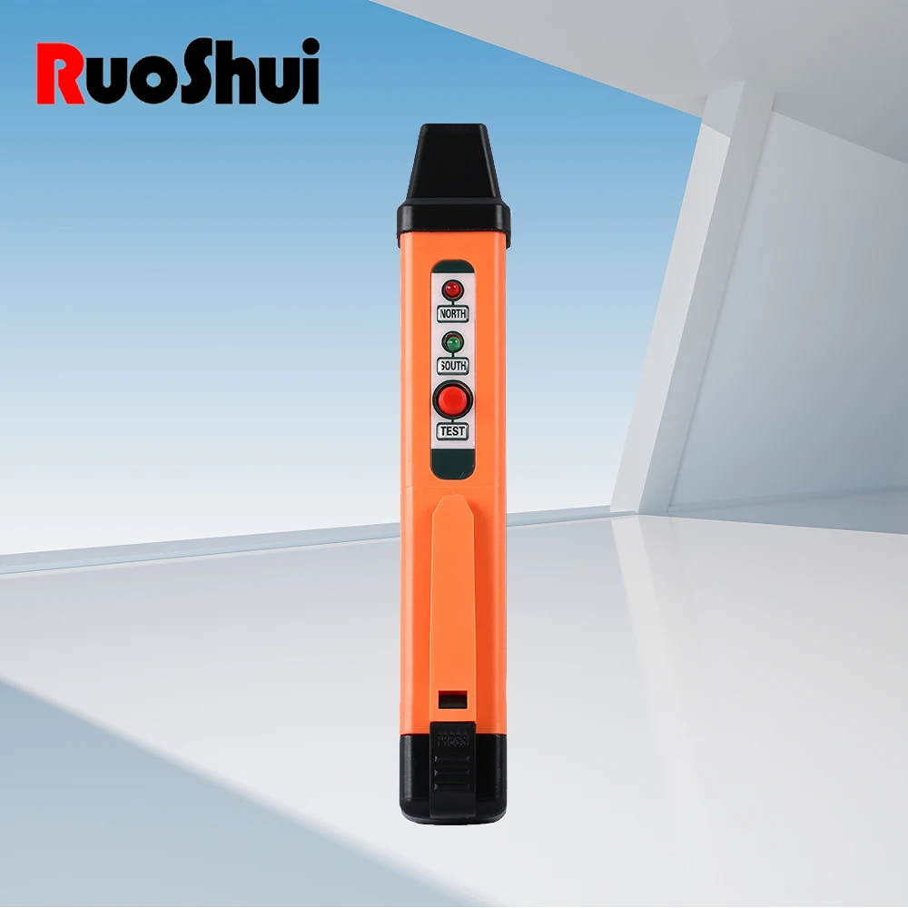 

RuoShui High Sensitivity N,S Polar Identification Pen North South Poles Magnetic Field Tester Portable Polarity Detector Tools